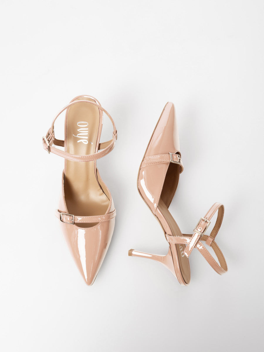OVYE' Ovye' Slingback Vernice Rosa Cipria Rosa