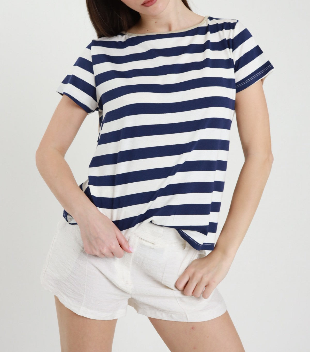 SUSY MIX Susy Mix T-shirt Righe Blu Blu