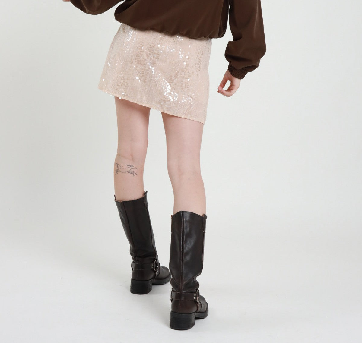 SUSY MIX Susy Mix Minigonna Paillettes Rosa Rosa