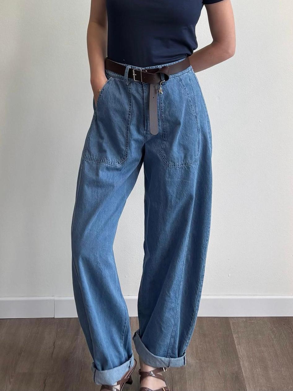 SUSY MIX Susy Mix Jeans Baloon Stone Wash Jeans Chiaro Jeans chiaro