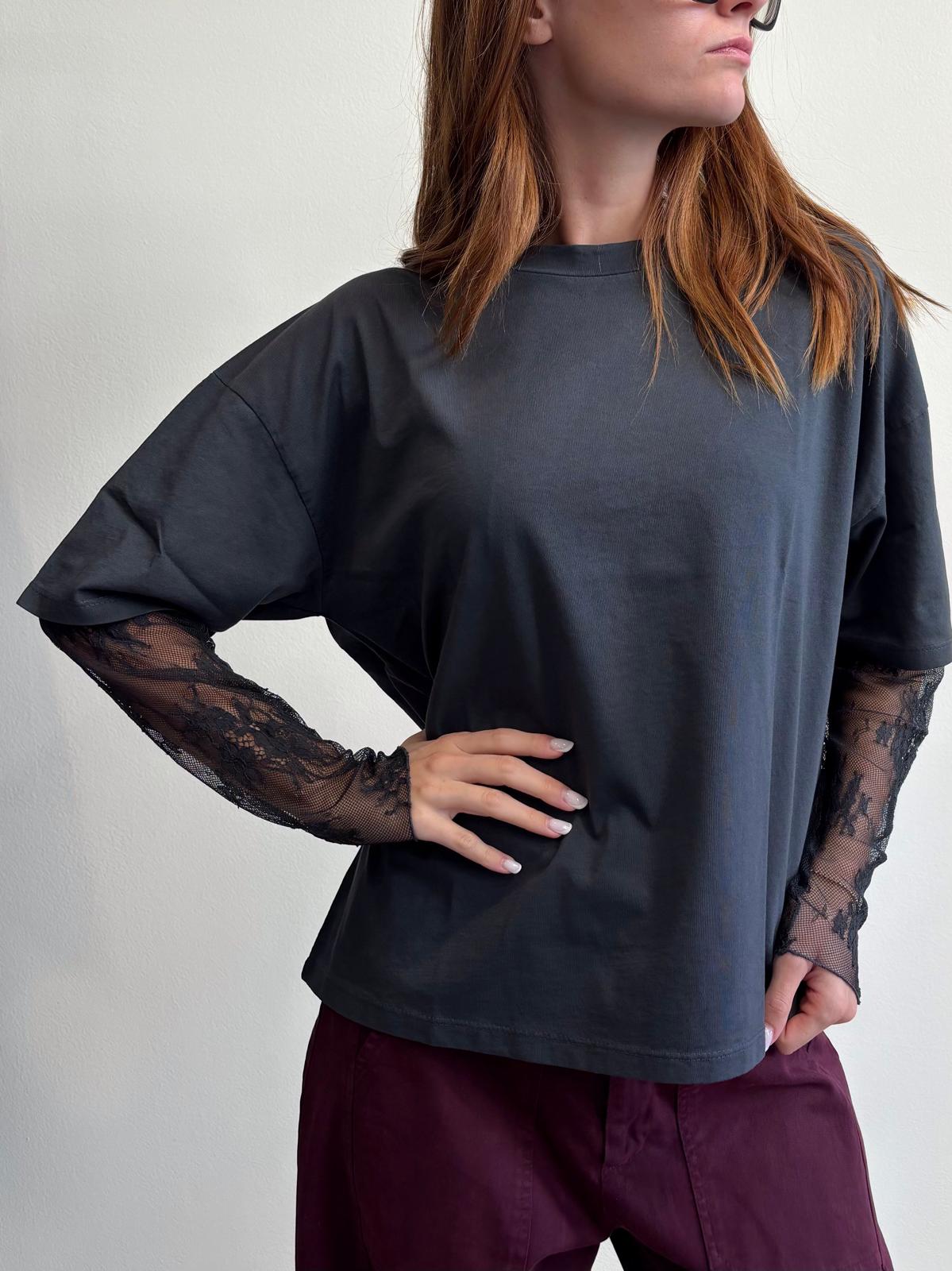 SUSY MIX Susy Mix T-shirt Piombo Piombo