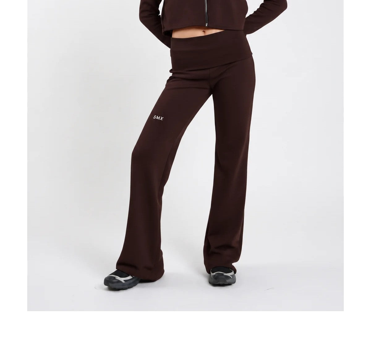 SUSY MIX Susy Mix Pantaloni Flare DAYTRHU Cocoa Cocoa