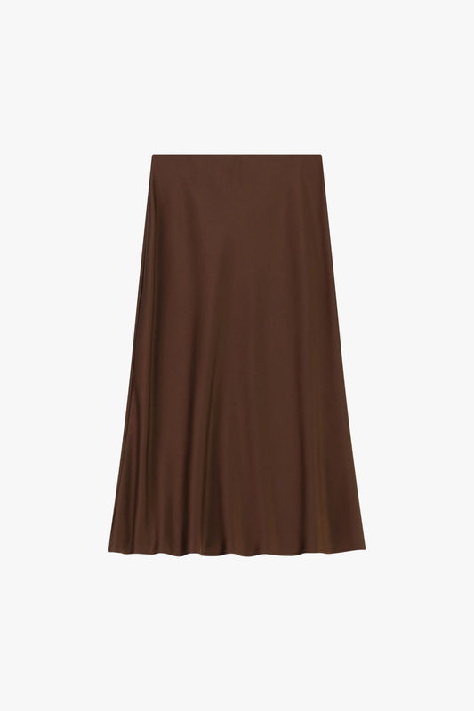 Imperial Gonna Midi Svasata Raso Cacao - Dolcevita Store Montesilvano