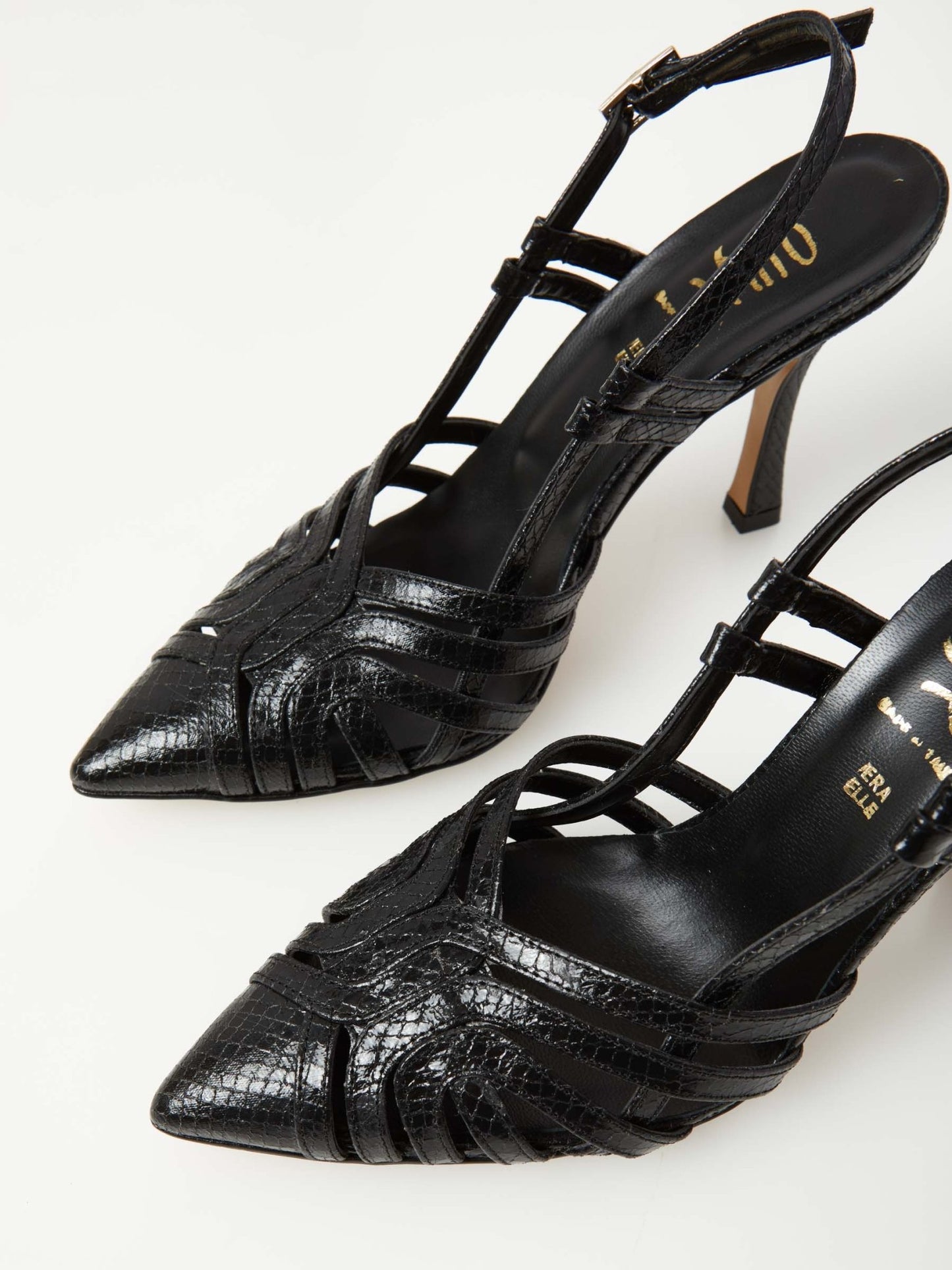 Slingback in ecopelle stampata - Dolcevita Store Montesilvano