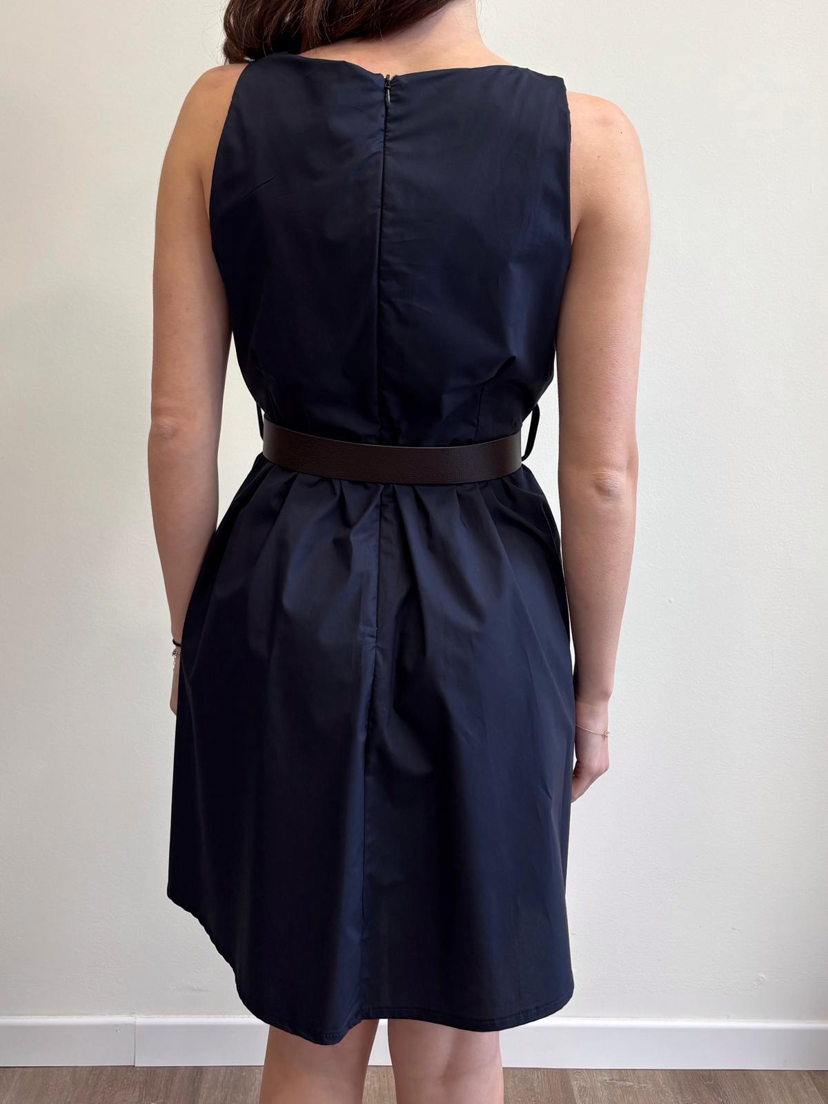 Susy Mix Abito Midi Cotone Blu - Dolcevita Store Montesilvano