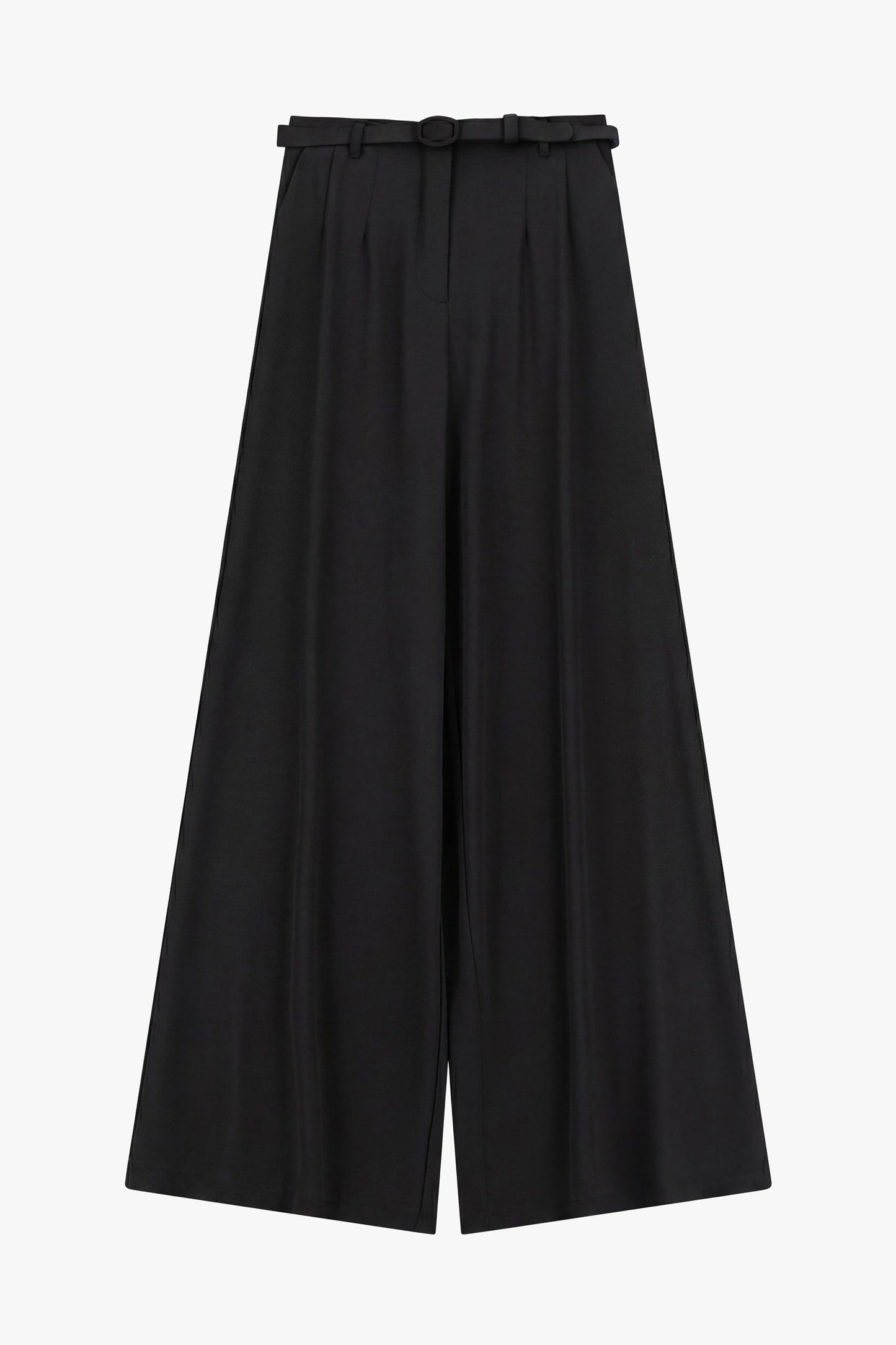IMPERIAL Imperial Pantalone Palazzo Vita alta+ Cinta Nero Nero