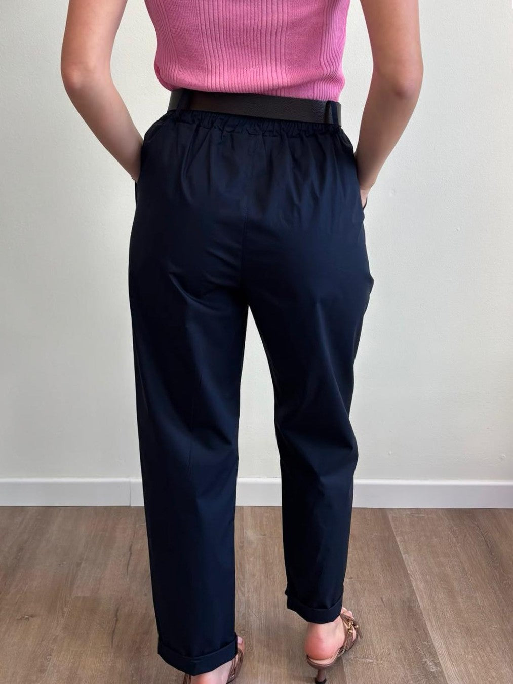 SUSY MIX Susy Mix Panta c/Cintura Blu Blu