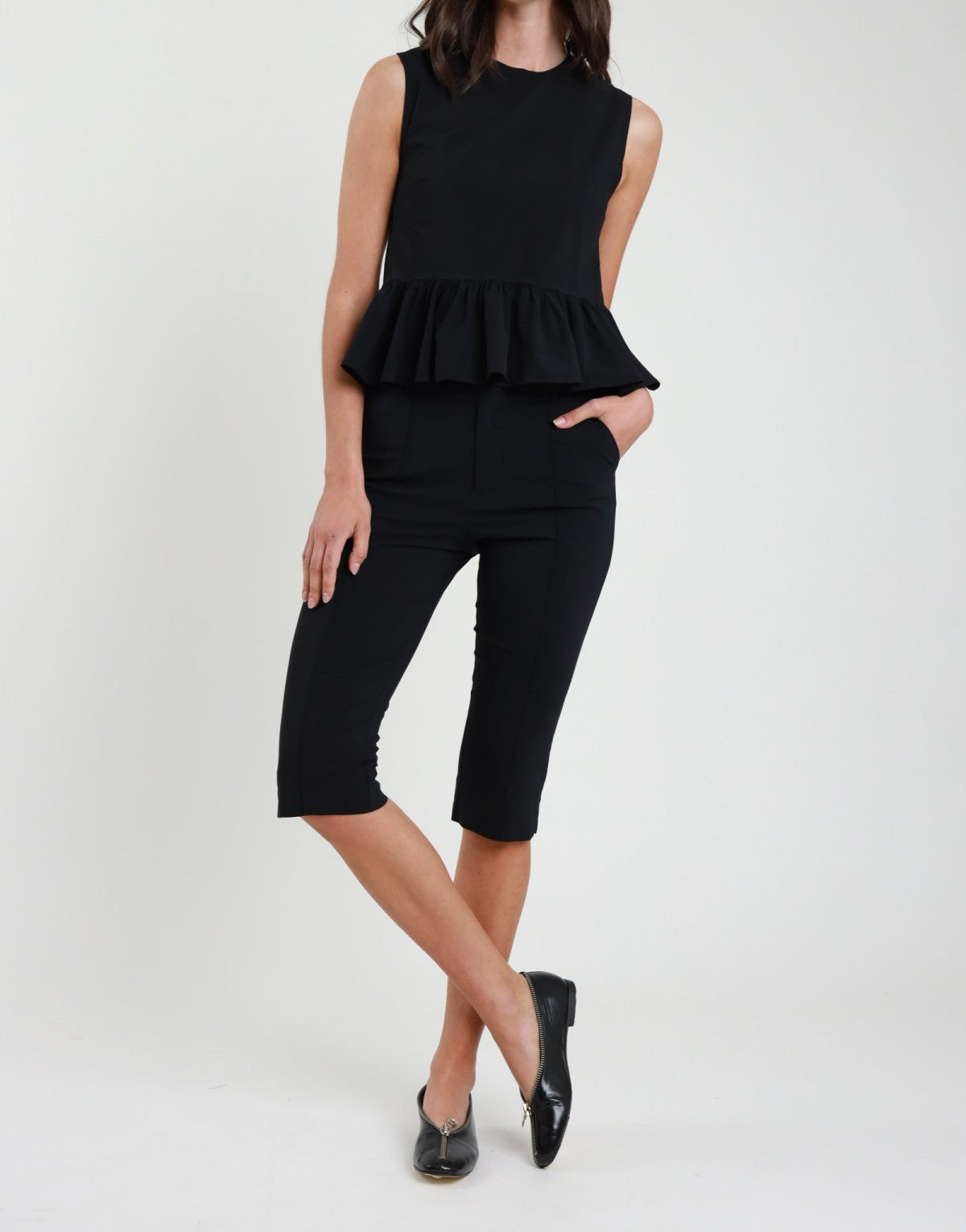 SUSY MIX Susy Mix Panta Capri Nero Nero