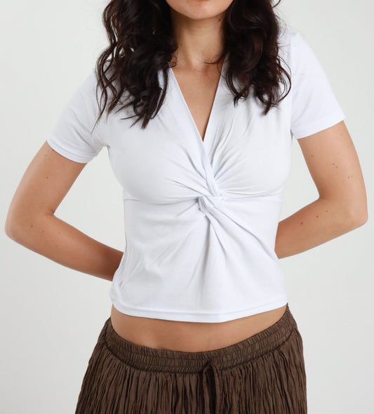 SUSY MIX Susy Mix Maglia Nodo M/M Latte Latte