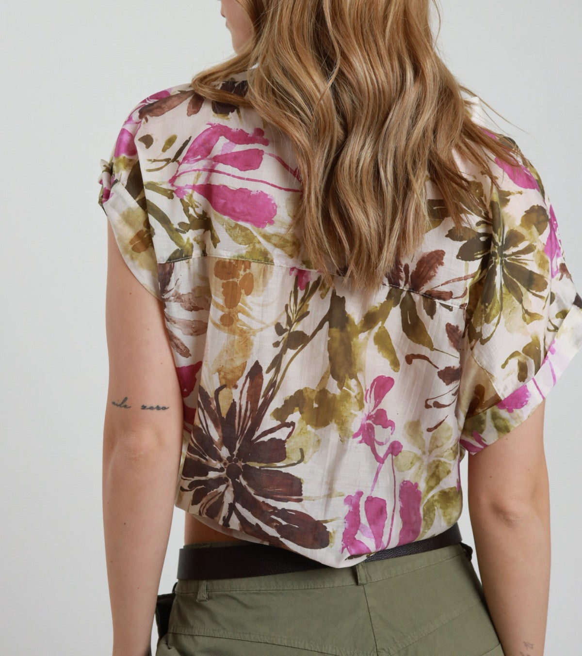 SUSY MIX Susy Mix Camicia Fantasia Verde Oliva Verde oliva
