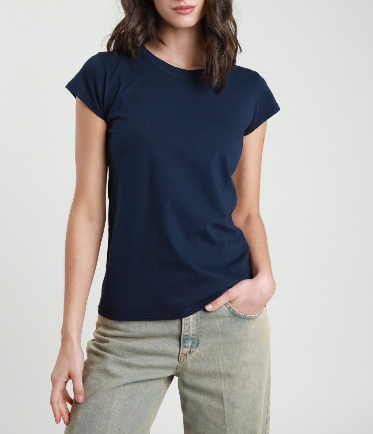 SUSY MIX Susy Mix T-Shirt Girocollo M/M Blu Blu