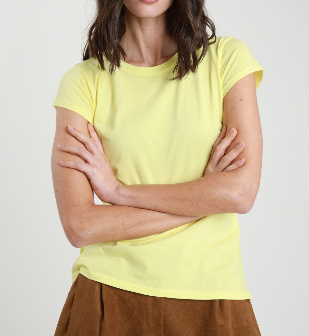 SUSY MIX Susy Mix T-Shirt Girocollo Giallo Giallo
