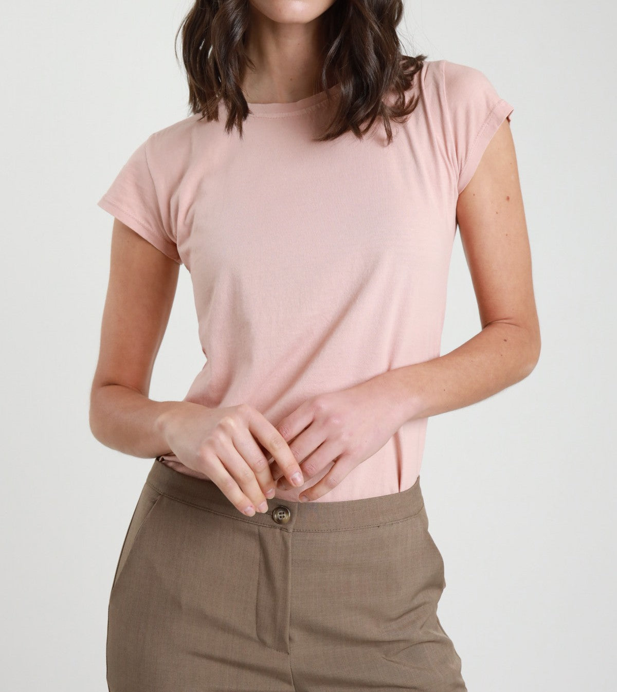 SUSY MIX Susy Mix T-Shirt Girocollo Rosa Cipria Rosa cipria