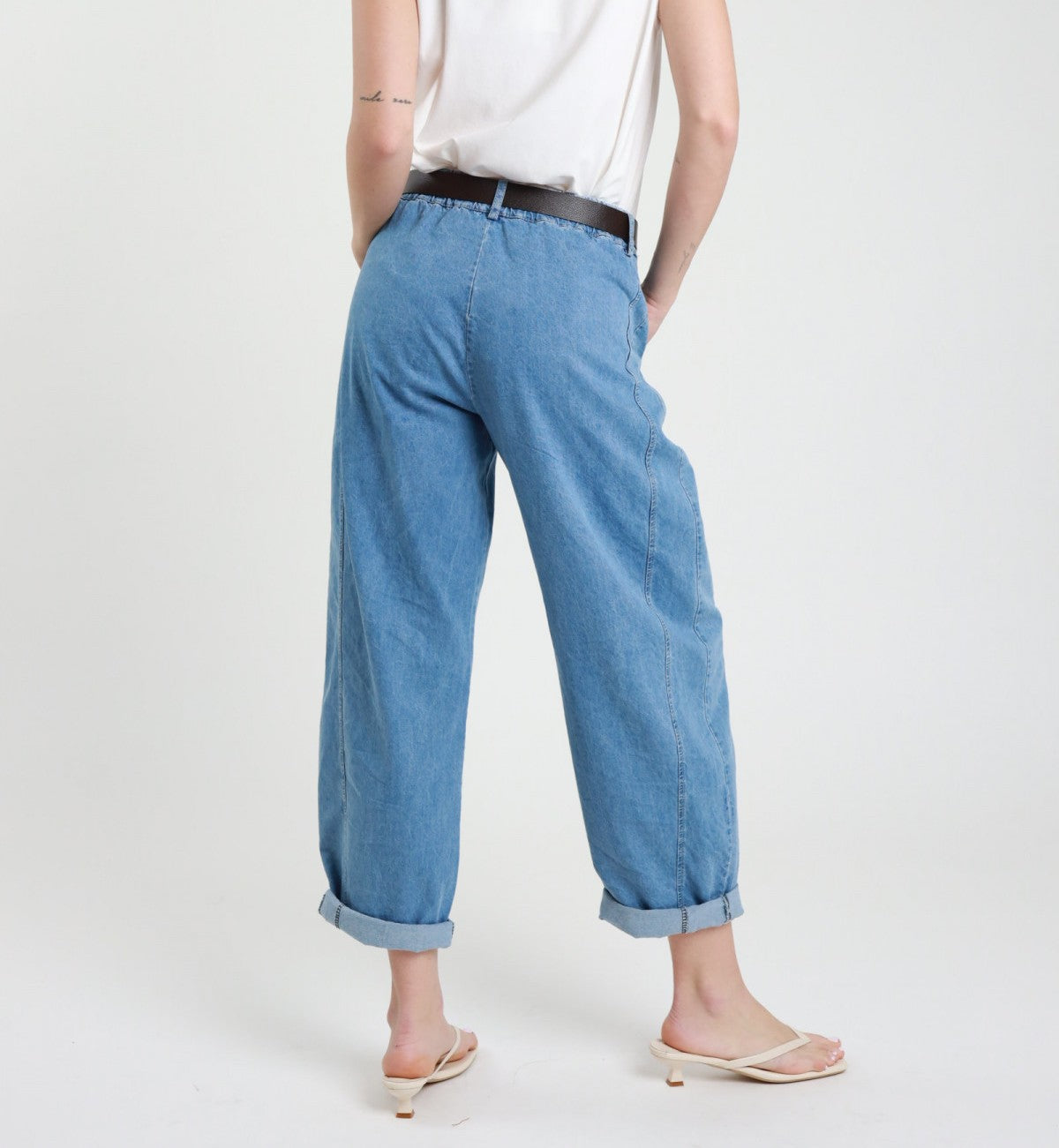 SUSY MIX Susy Mix Jeans Baloon Stone Wash Jeans Chiaro Jeans chiaro
