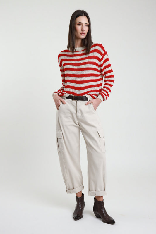 Susy Mix Pantalone Tasconi Latte