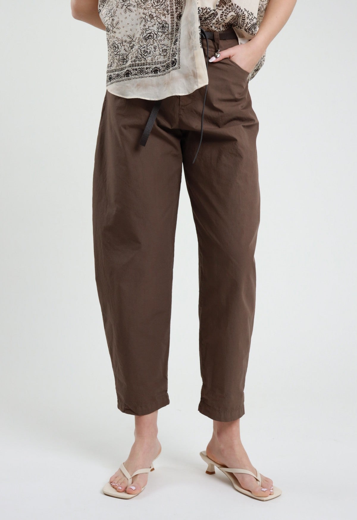 SUSY MIX Susy Mix Pantalone Ovetto Cuoricino Moro Moro