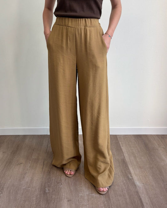 SUSY MIX Susy Mix Pantalone Fluido Tabacco Tabacco