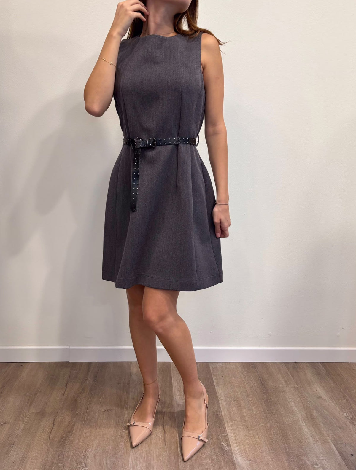 SUSY MIX Susy Mix Abito c/Cintura Antracite Antracite