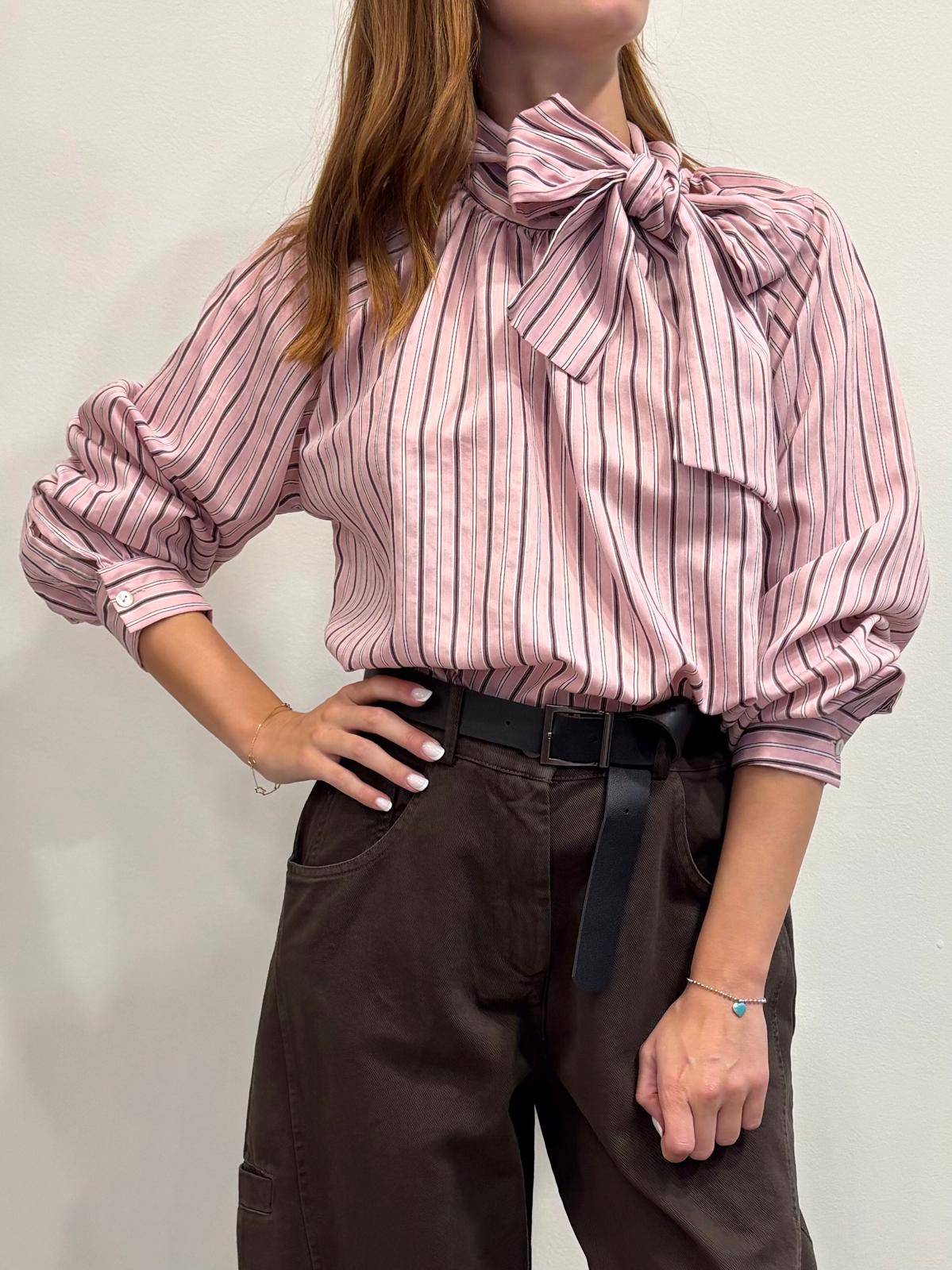 SUSY MIX Susy Mix Camicia Rigo c/Fiocco Rosa Rosa