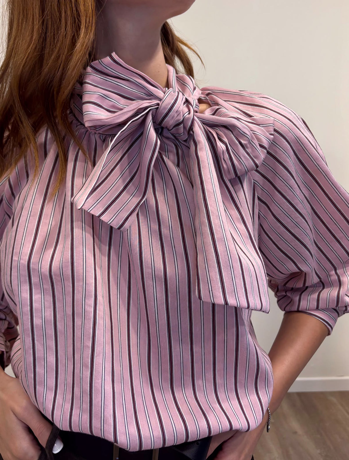 SUSY MIX Susy Mix Camicia Rigo c/Fiocco Rosa Rosa