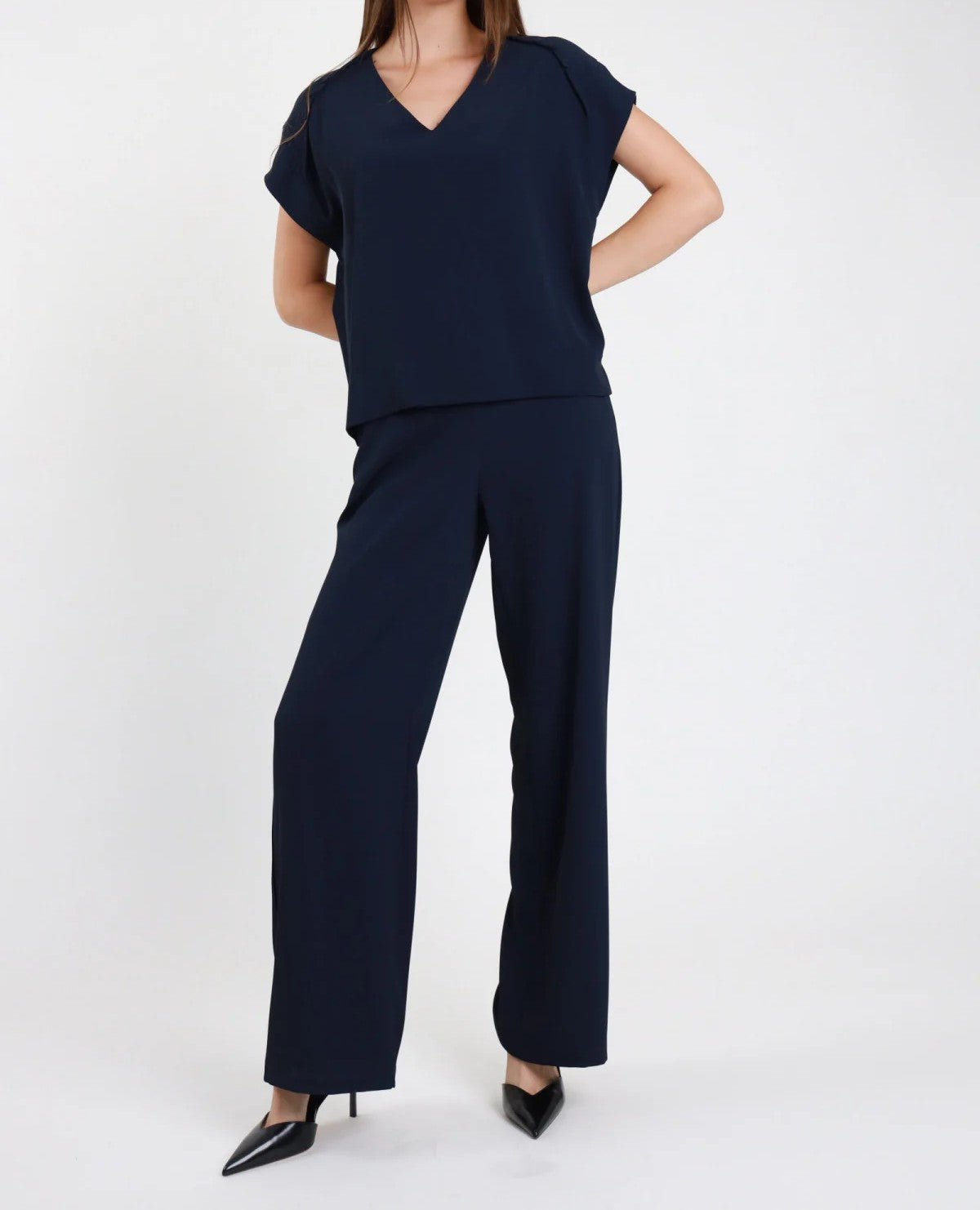 SUSY MIX Susy Mix Completo Blusa + Pantaloni Blu Blu