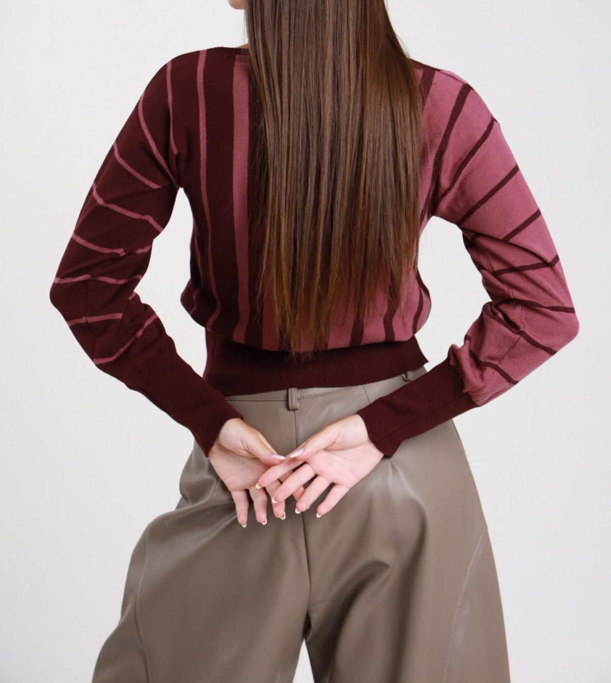 SUSY MIX Susy Mix Maglia Righe Barolo Barolo