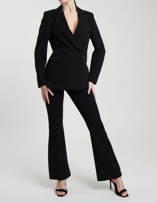 SUSY MIX Susy Mix Completo Giacca Doppiopetto + Pantaloni Nero Nero
