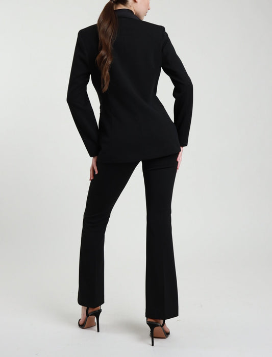 SUSY MIX Susy Mix Completo Giacca Doppiopetto + Pantaloni Nero Nero