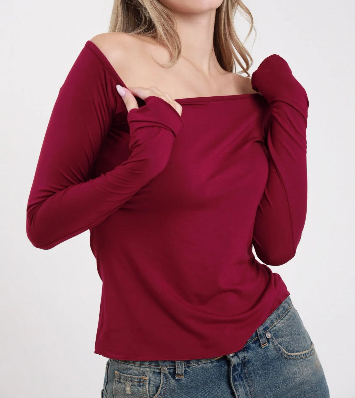 SUSY MIX Susy Mix Maglia Barchetta Vino Vino