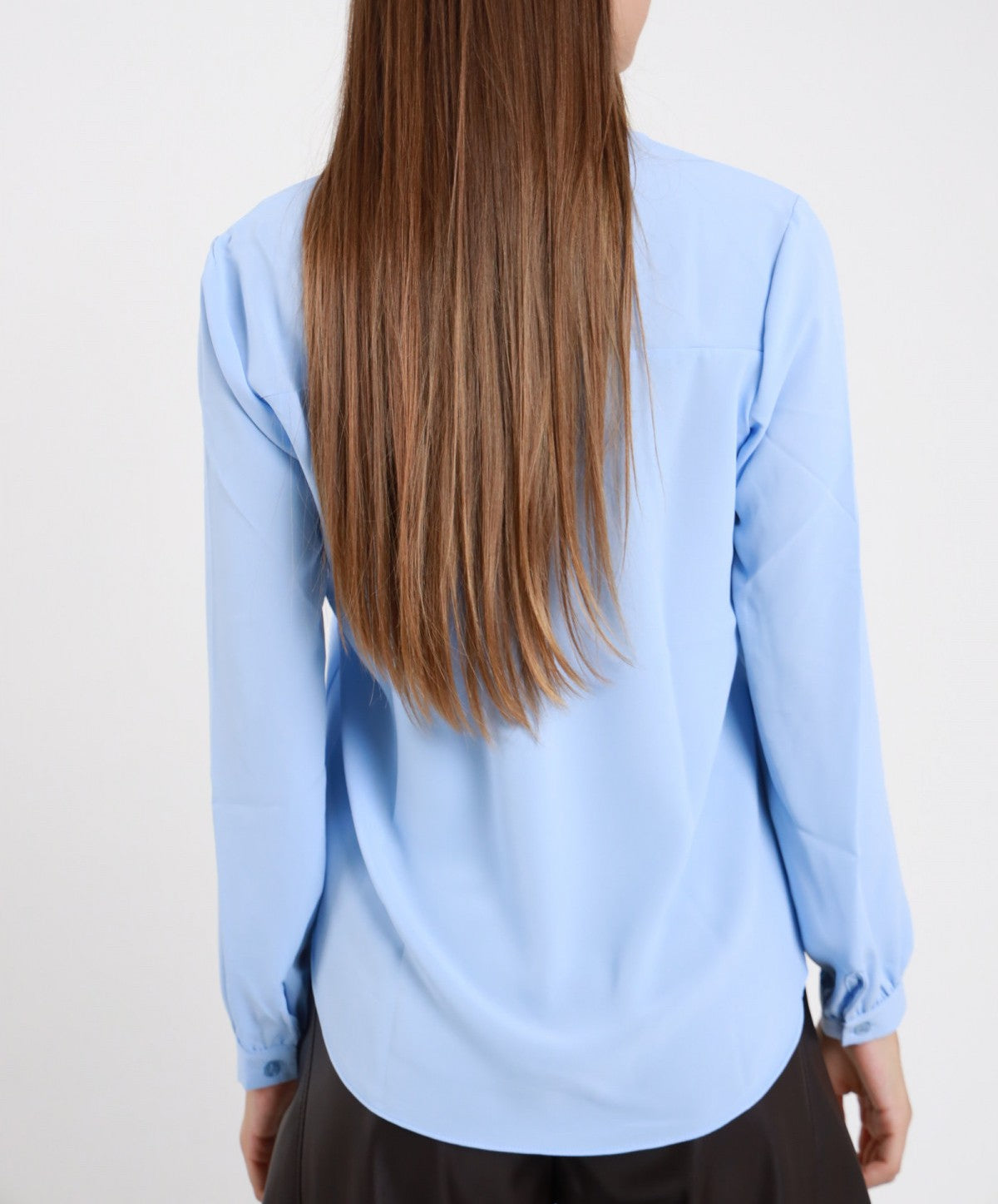 SUSY MIX Susy Mix Camicia Scollo V Celeste Celeste