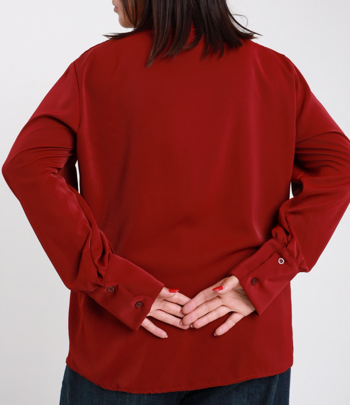SUSY STAR Susy Star Blusa Cravatta c/Accessorio Vino Vino