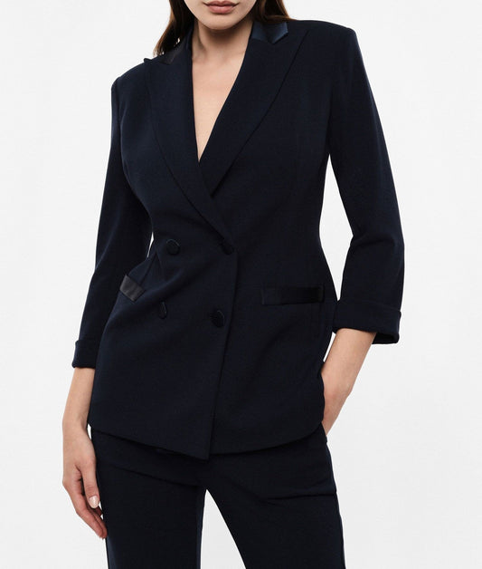 Imperial Blazer Doppiopetto Con Maniche 3/4 Blu - Dolcevita Store Montesilvano