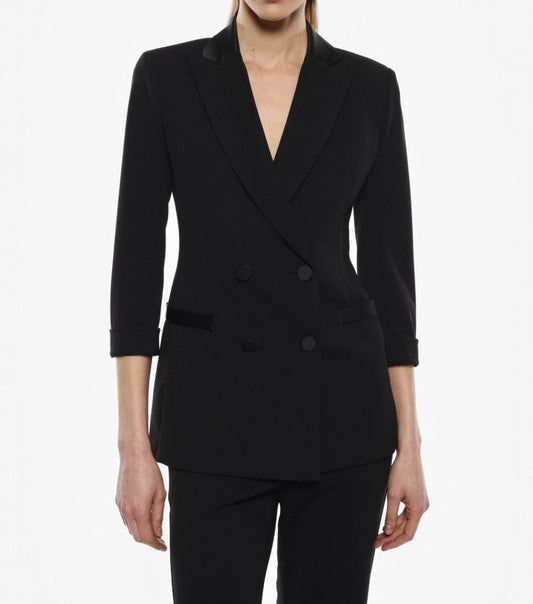 Imperial Blazer Doppiopetto Con Maniche 3/4 Nero - Dolcevita Store Montesilvano