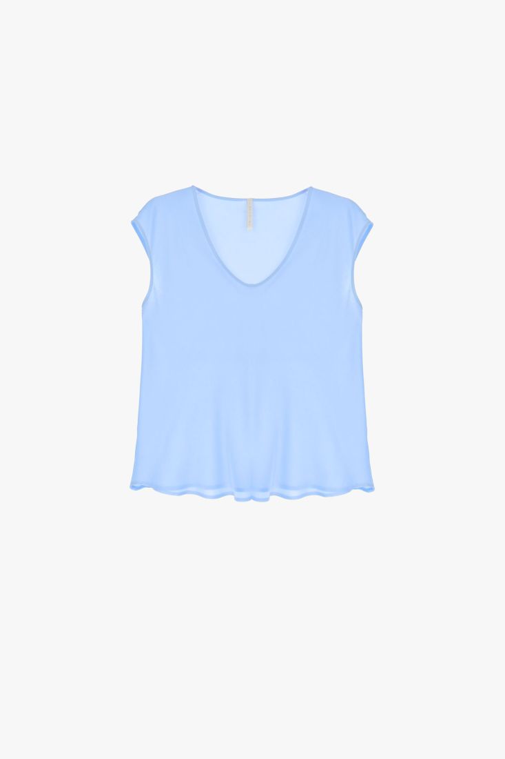 Imperial Blusa Fluida Smanicata con Scollo V - Dolcevita Store Montesilvano