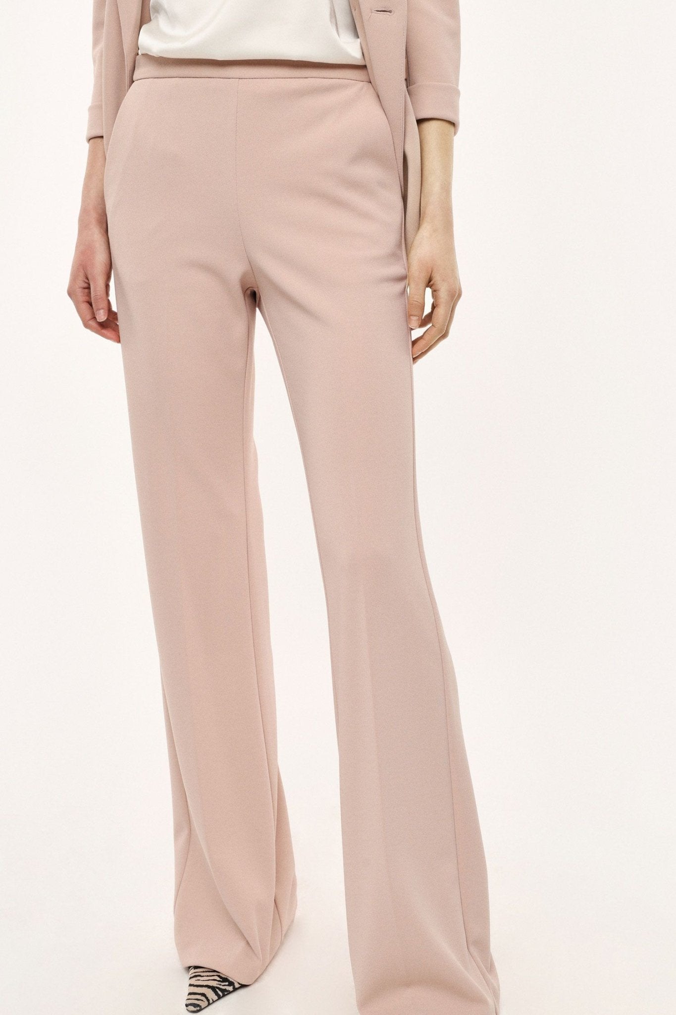 Imperial Pantaloni Zampa Cipria - Dolcevita Store Montesilvano