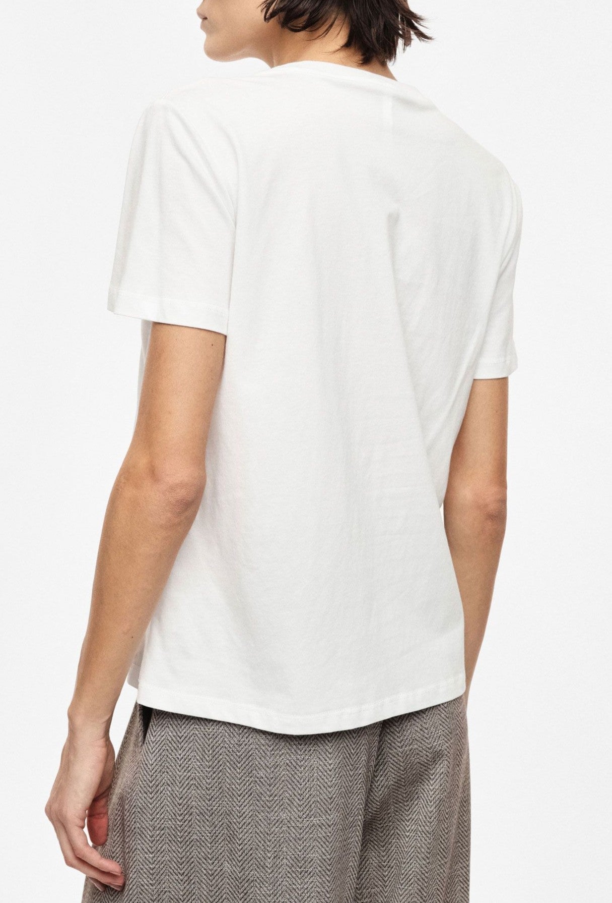 Imperial T-Shirt Girocollo Stampa Botanica Bianco - Dolcevita Store Montesilvano