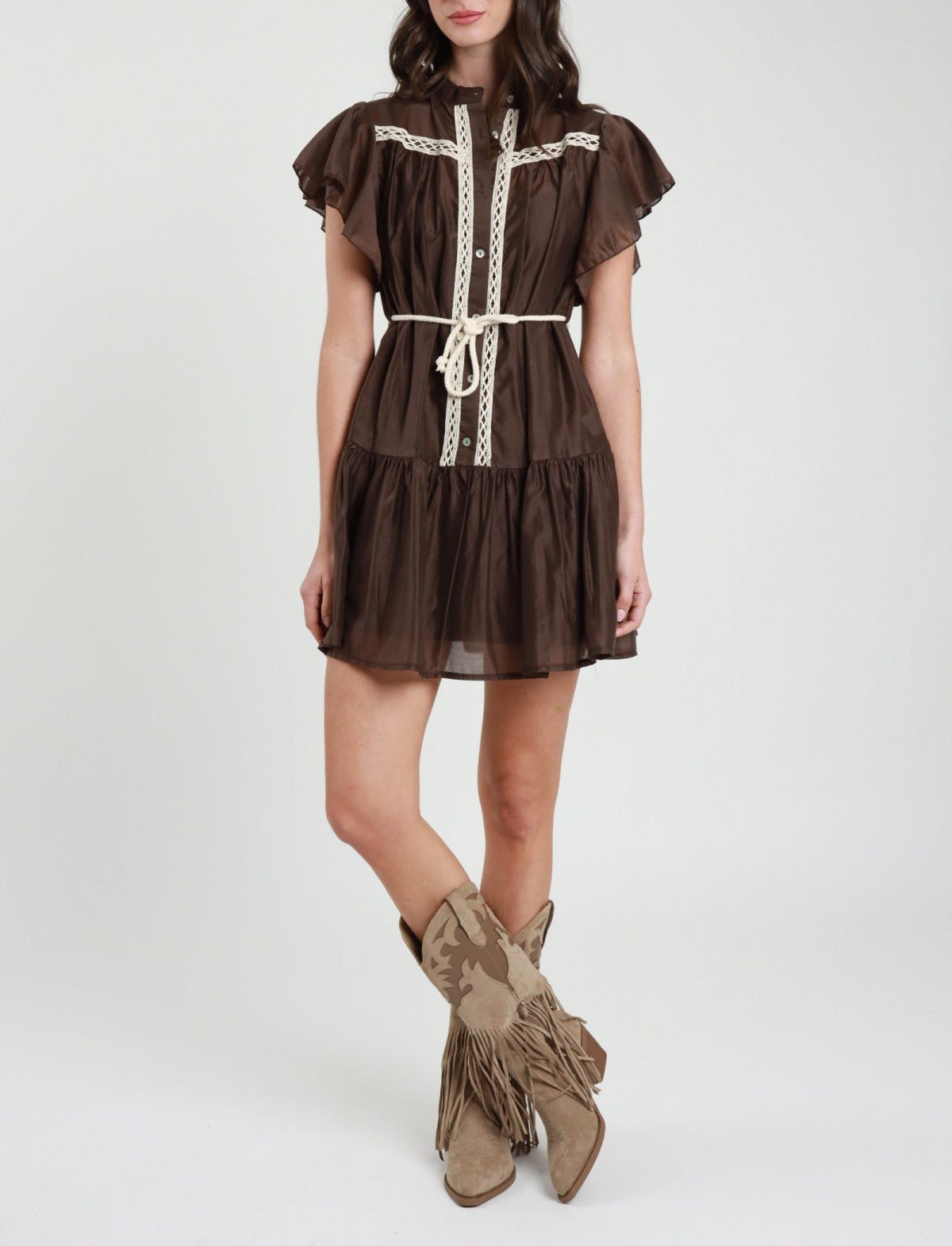 Susy Mix Abito Balza Lyocell Moro - Dolcevita Store Montesilvano