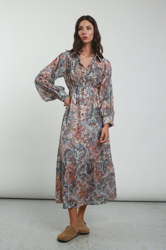 Susy Mix Abito Mussola Fantasia Jeans - Dolcevita Store Montesilvano