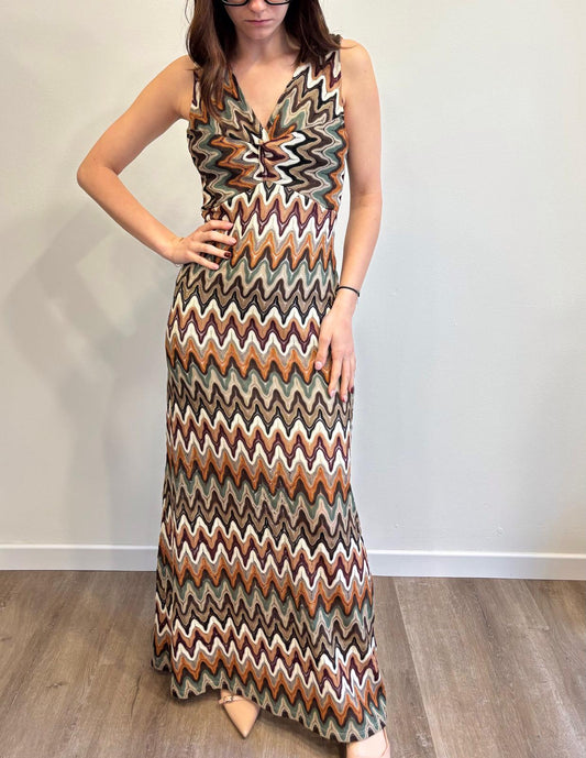 Susy Mix Abito Nodo Lungo - Dolcevita Store Montesilvano