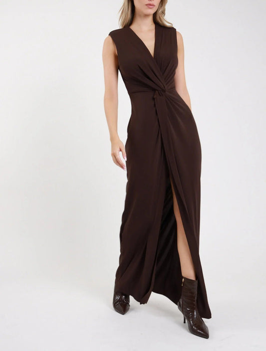 Susy Mix Abito Smanicato C/Nodo Moro - Dolcevita Store Montesilvano