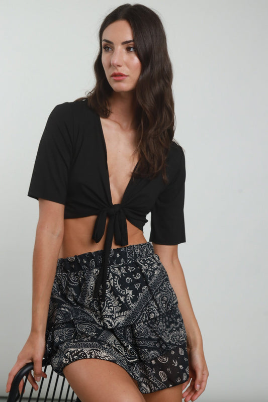 Susy Mix Coprispalla Nodo Nero - Dolcevita Store Montesilvano