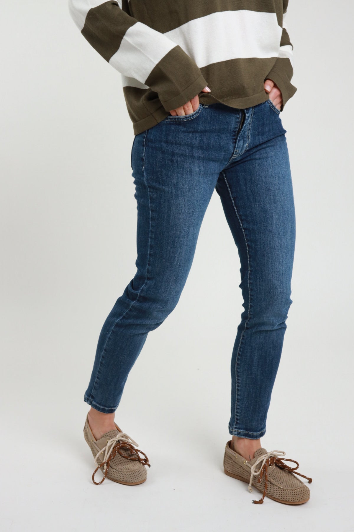 Susy Mix Jeans Skinny Blu - Dolcevita Store Montesilvano