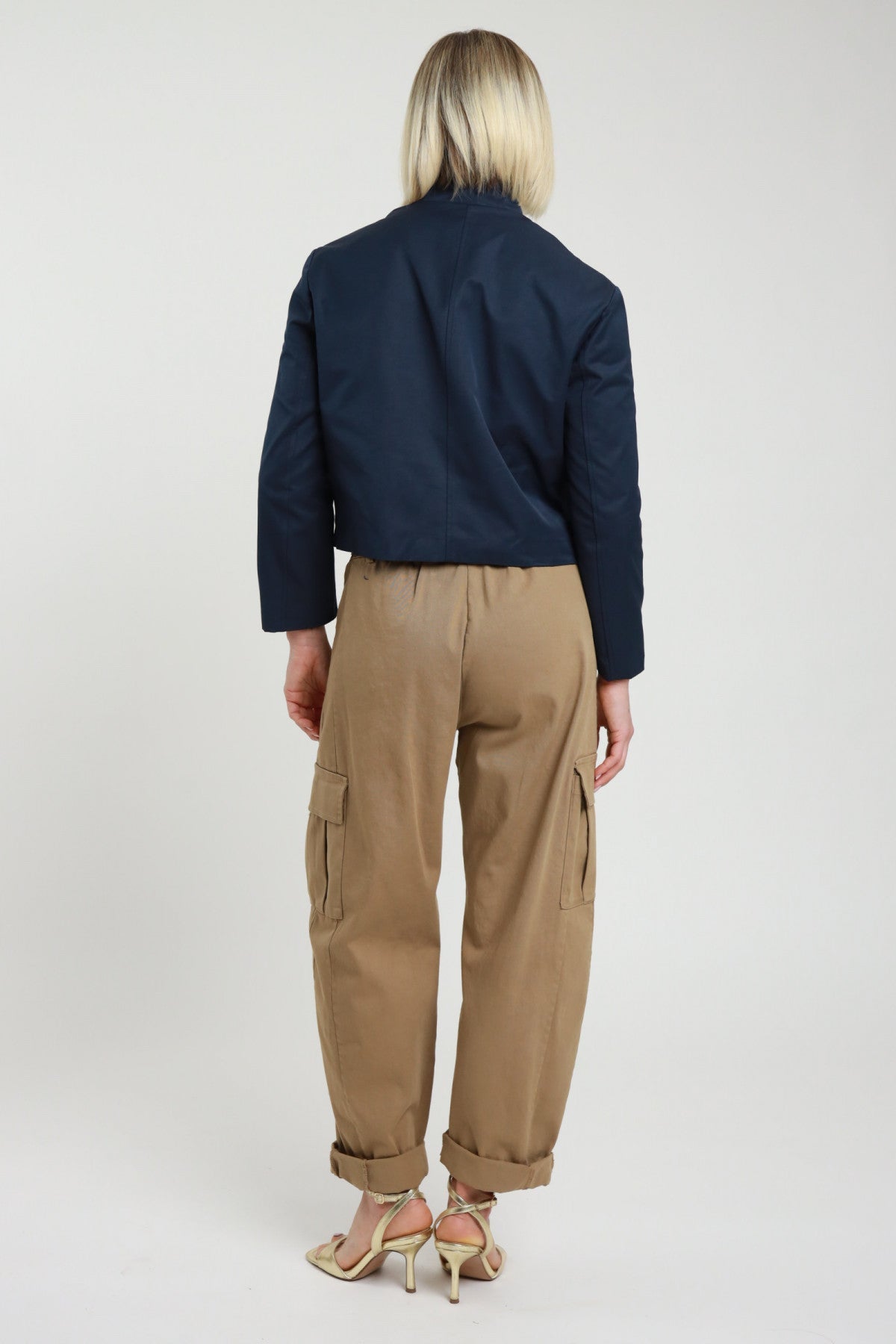 Susy Mix PantaloneTasconi Con Cintura Cammello - Dolcevita Store Montesilvano
