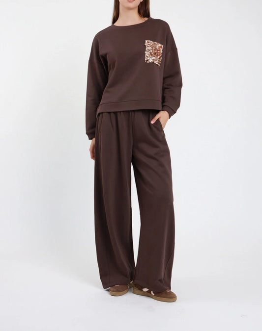 Susy MIx pantaloni Tuta Barrel Moro - Dolcevita Store Montesilvano