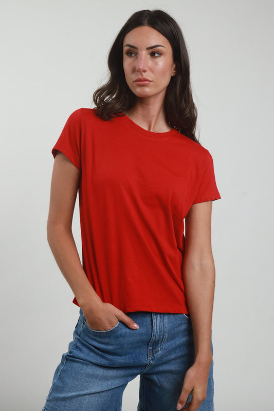 Susy Mix T-Shirt Rosso - Dolcevita Store Montesilvano