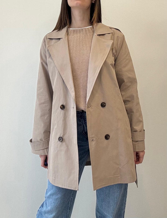Susy Mix Trench c/Cintura Beige - Dolcevita Store Montesilvano